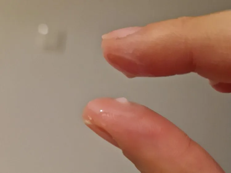 Milky cervical mucus on day 9 of the cycle